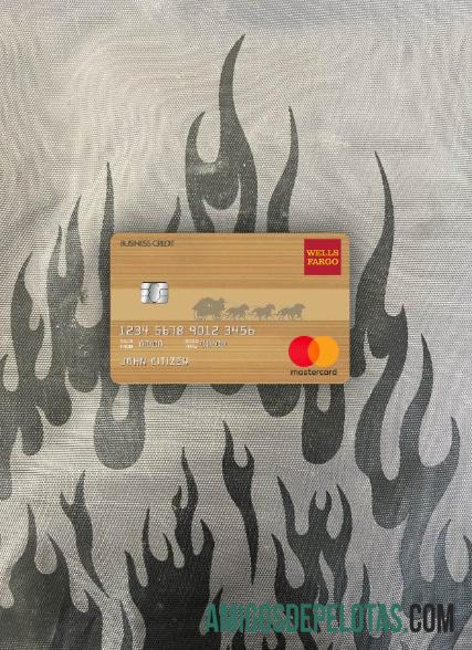 EUA Wells Fargo Bank Mastercard Brown Photolook Frente amostra